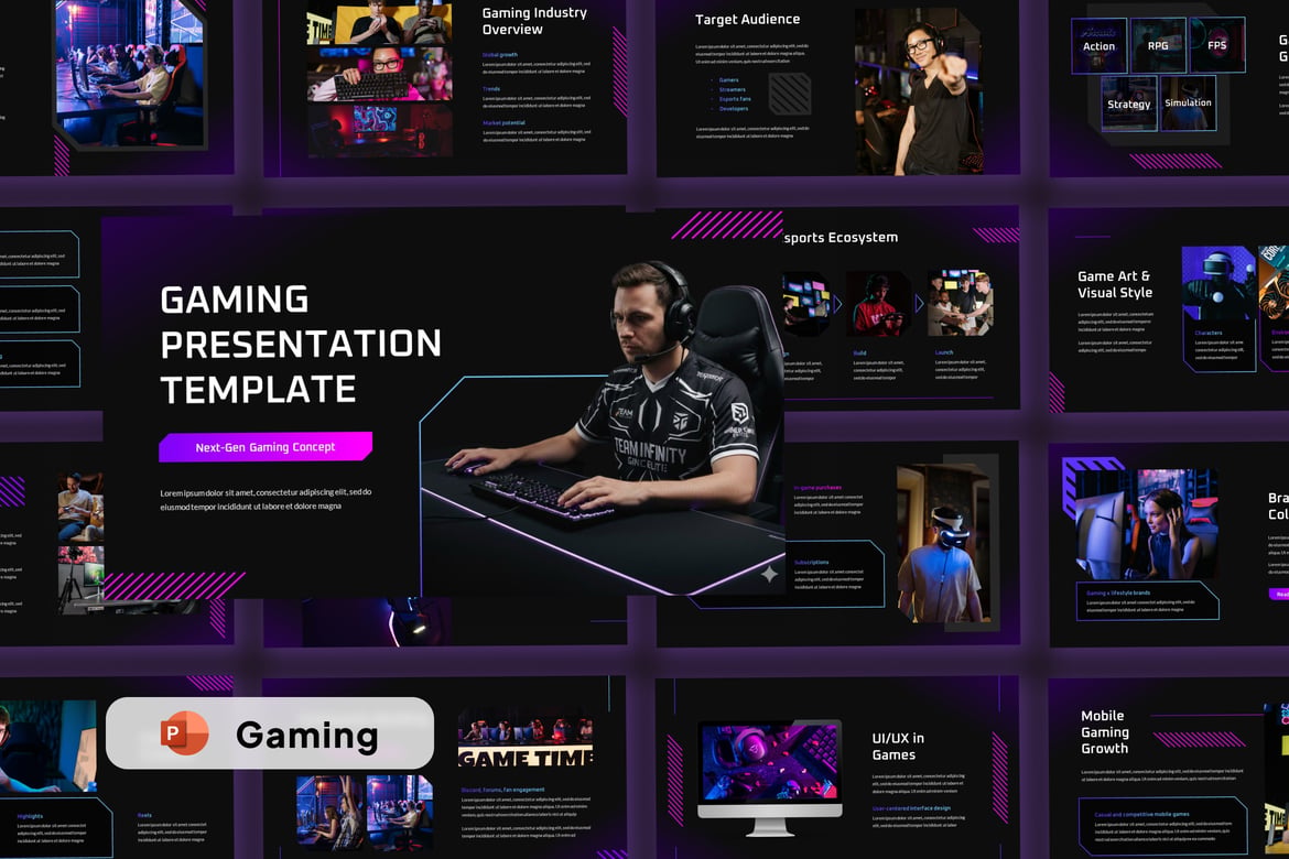 Template Presentasi Game yang Menarik dan Modern