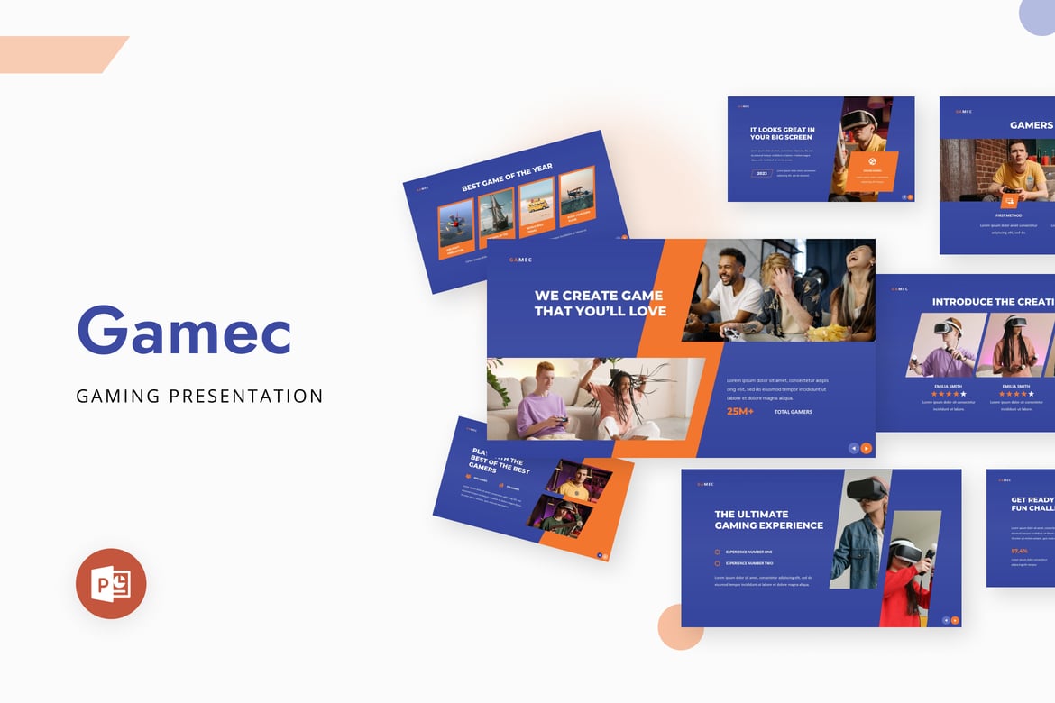Template Presentasi PowerPoint untuk Gaming yang Menarik dan Profesional
