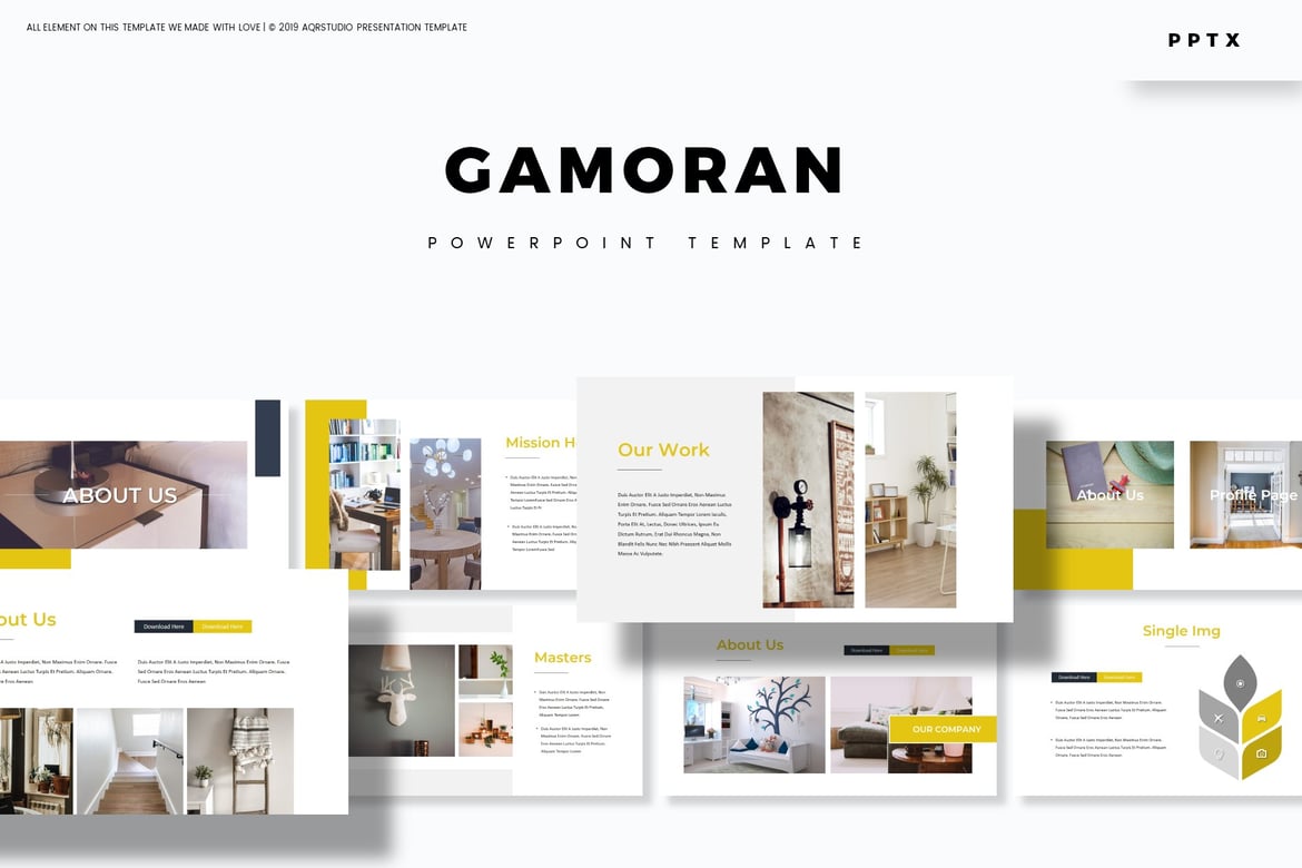 Gamoran - Template Powerpoint Serbaguna yang Menarik