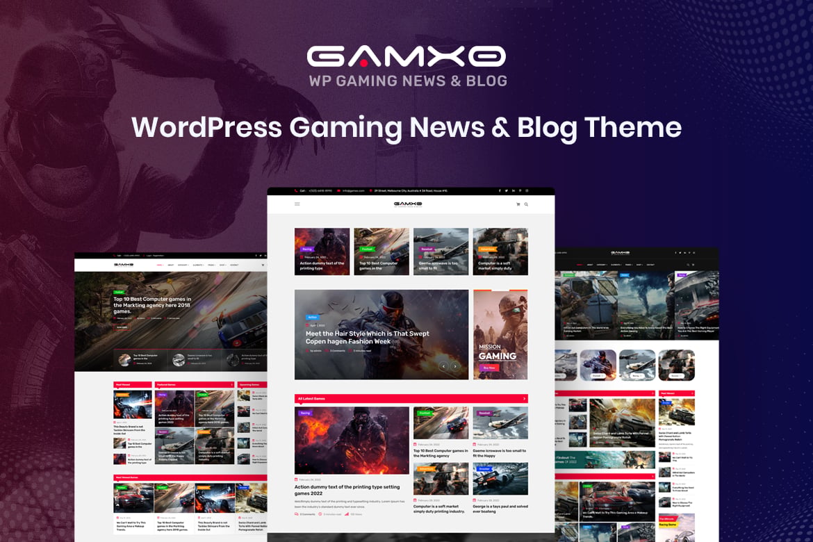 Gamxo - Tema WordPress untuk Berita dan Blog Gaming Terbaik