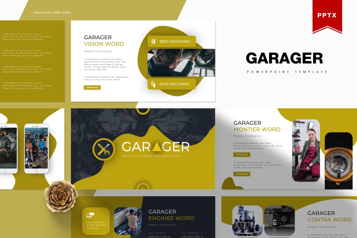 Template Presentasi PowerPoint Garager: Solusi Kreatif untuk Setiap Kebutuhan