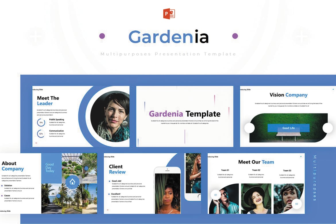 Template Powerpoint Gardenia - Solusi Presentasi Menarik dan Profesional