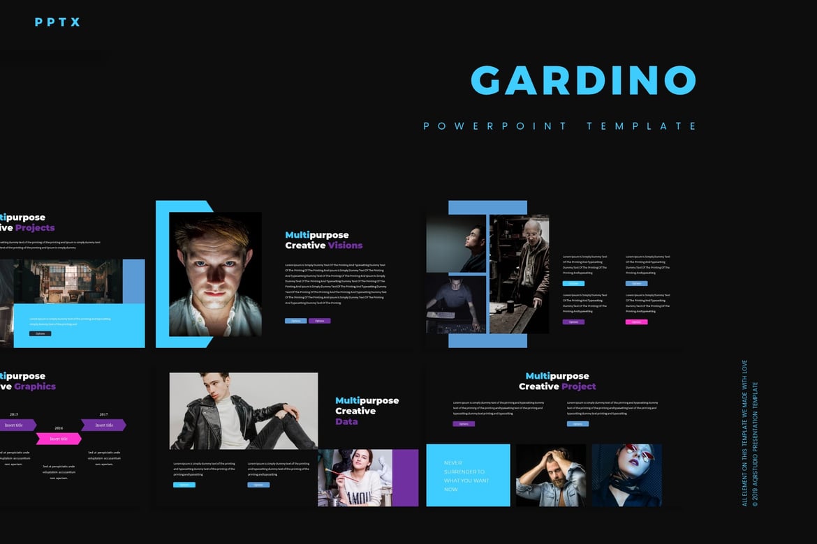 Gardino - Template Powerpoint Serbaguna yang Menarik