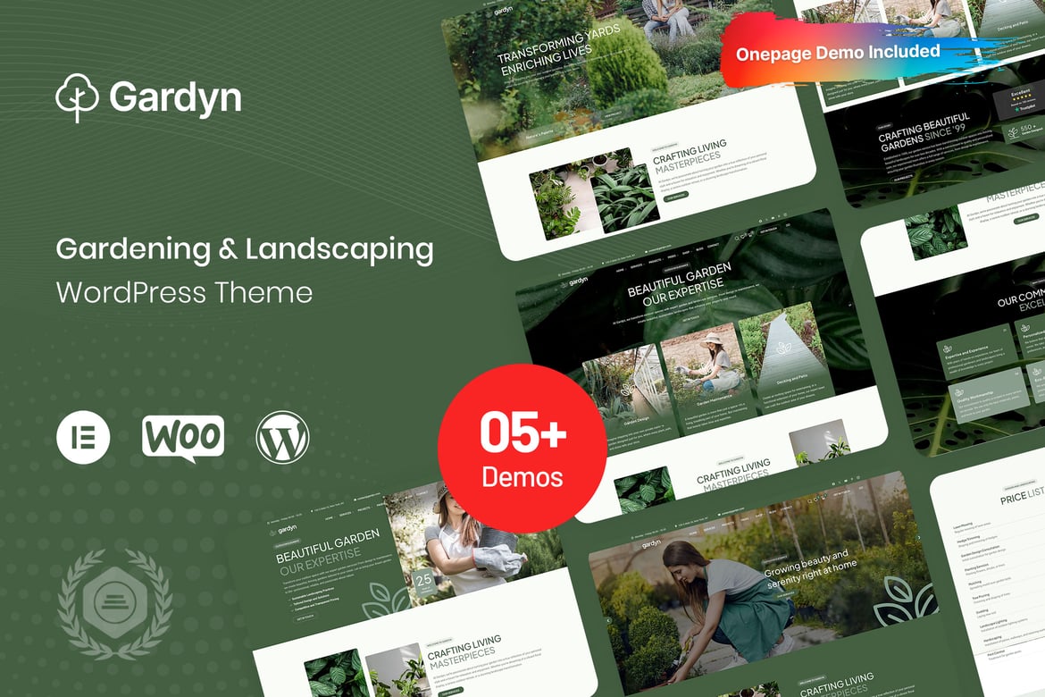 Tema WordPress Gardyn untuk Berkebun dan Lanskap yang Menawan