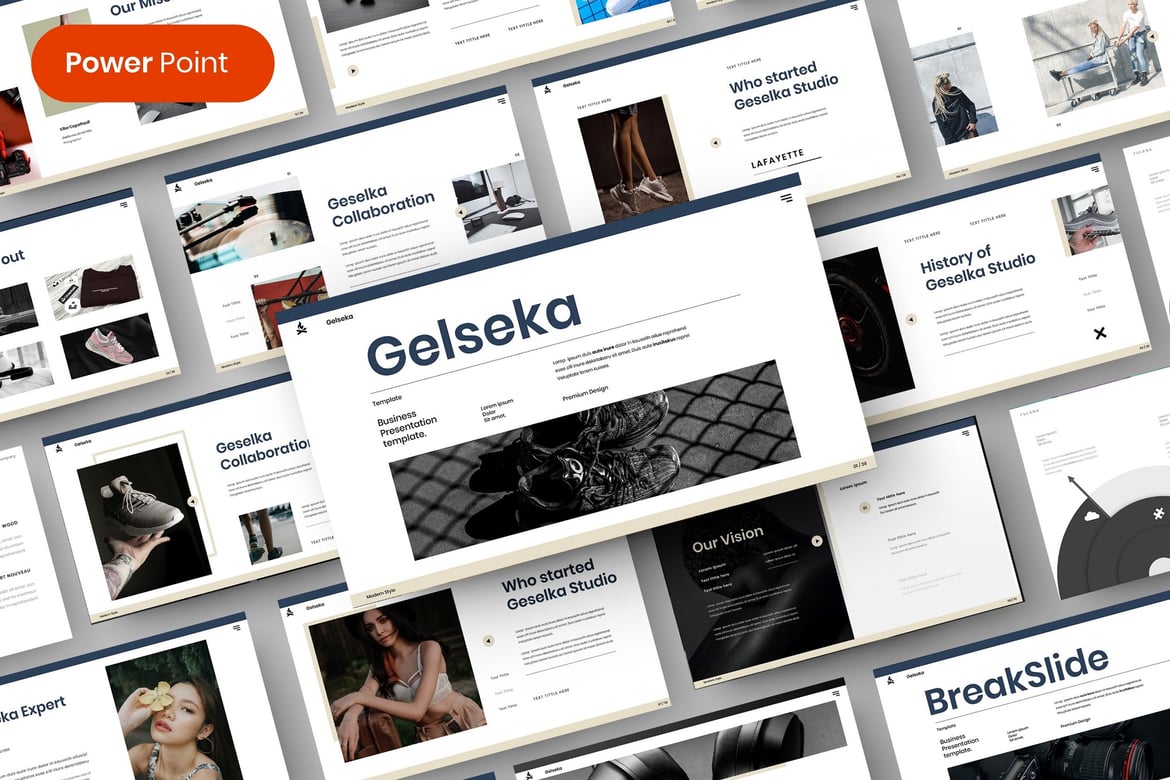 Gaselka – Template PowerPoint Bisnis yang Menarik