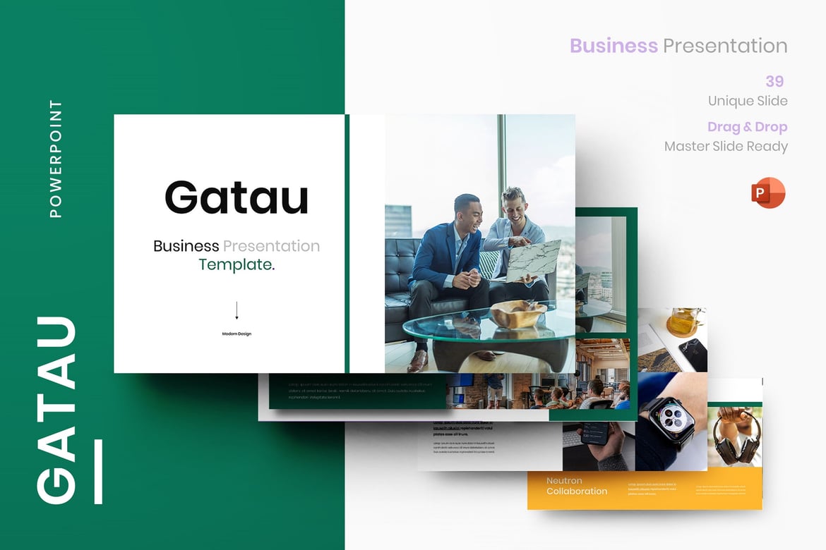 Gatau – Template PowerPoint Bisnis yang Menarik