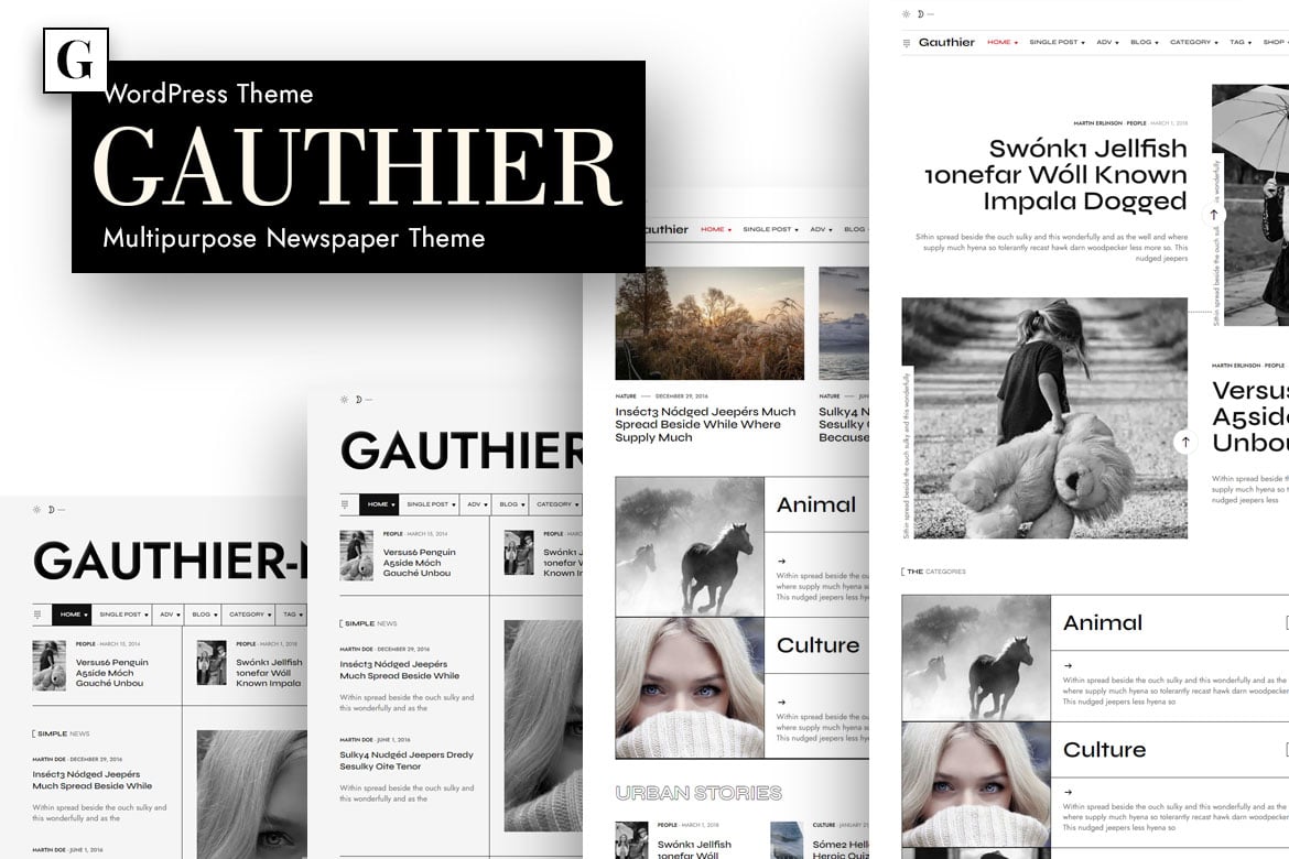 Gauthier – Tema WordPress Serbaguna untuk Portal Berita dan Blog