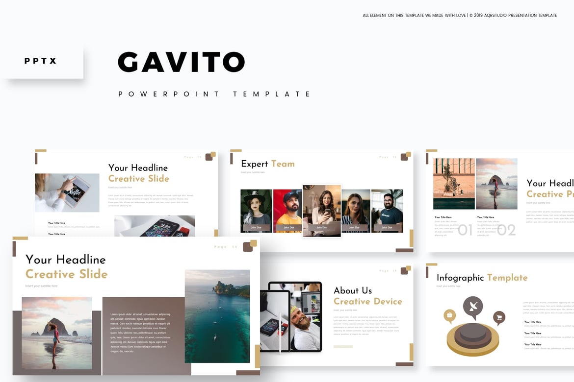 Gavito - Template PowerPoint Serbaguna