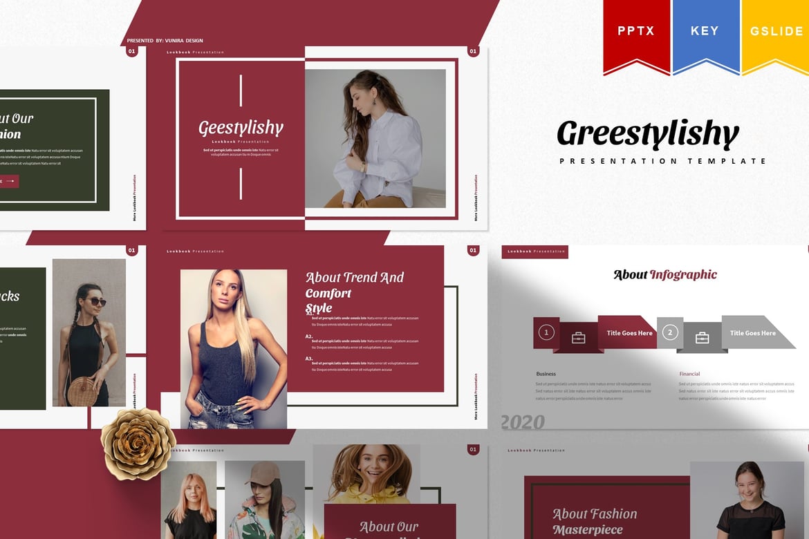 Geestylishy: Template Presentasi untuk PowerPoint, Keynote, dan Google Slides