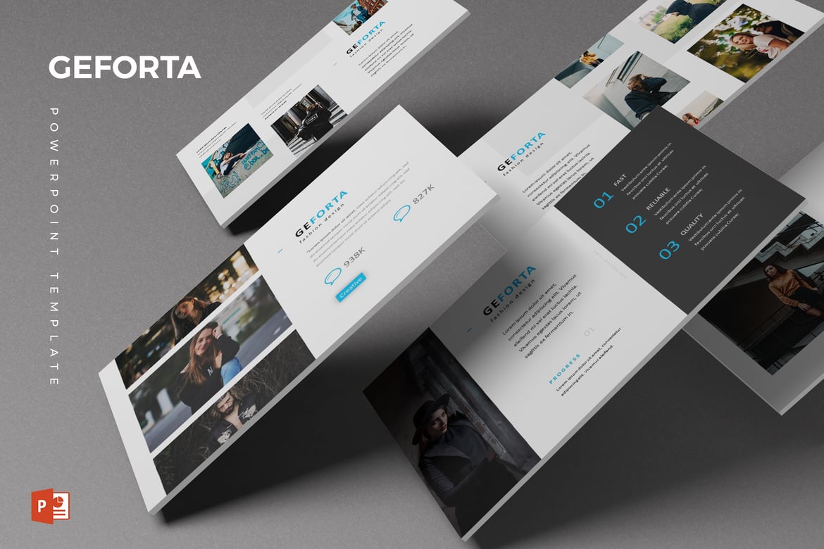 Geforta - Template Powerpoint Serbaguna yang Menarik