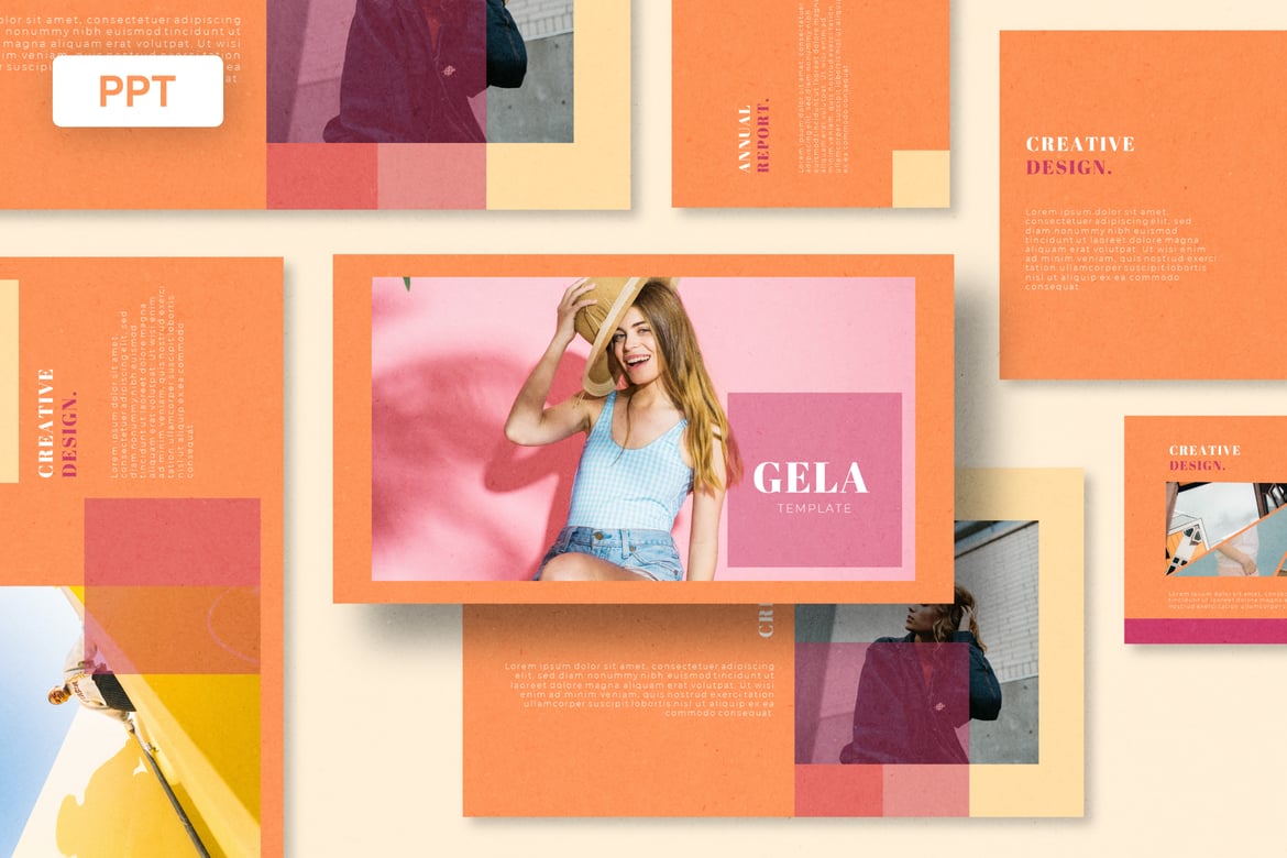 Gela - Template Presentasi Powerpoint Elegan dan Minimalis