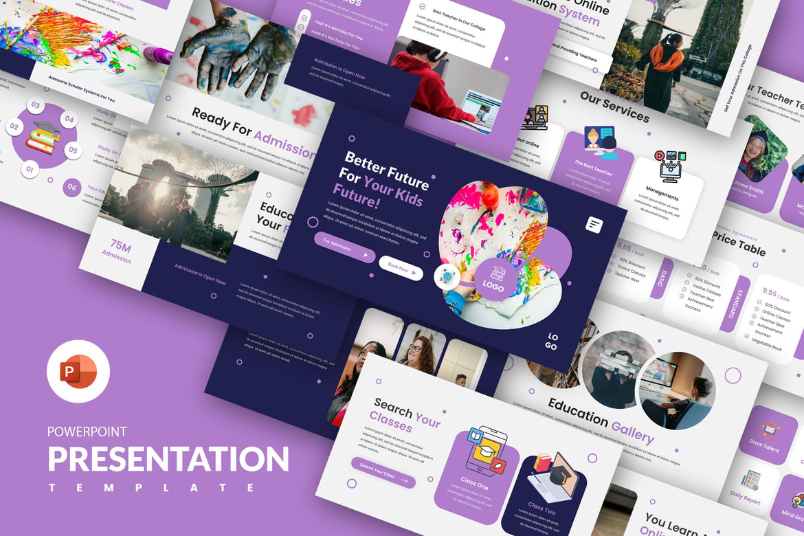 Template Presentasi PowerPoint Gelliye yang Multifungsi