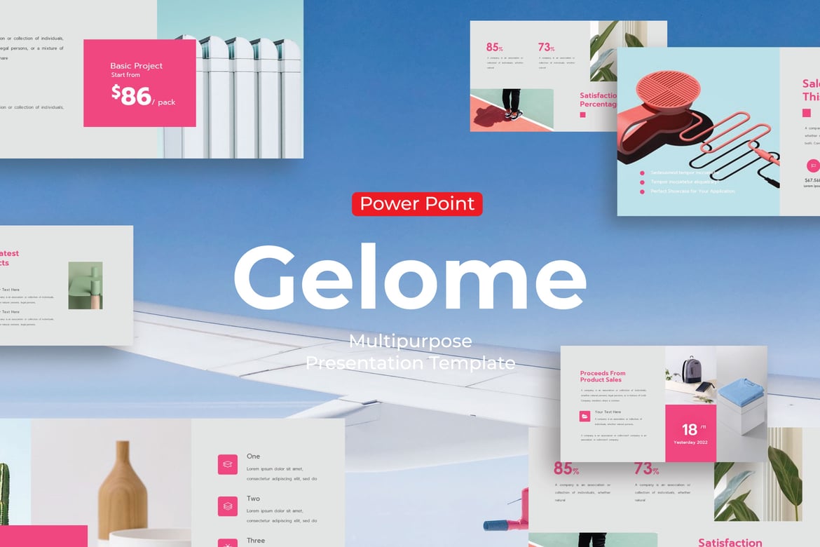 Gelome - Template PowerPoint Serbaguna untuk Presentasi Profesional