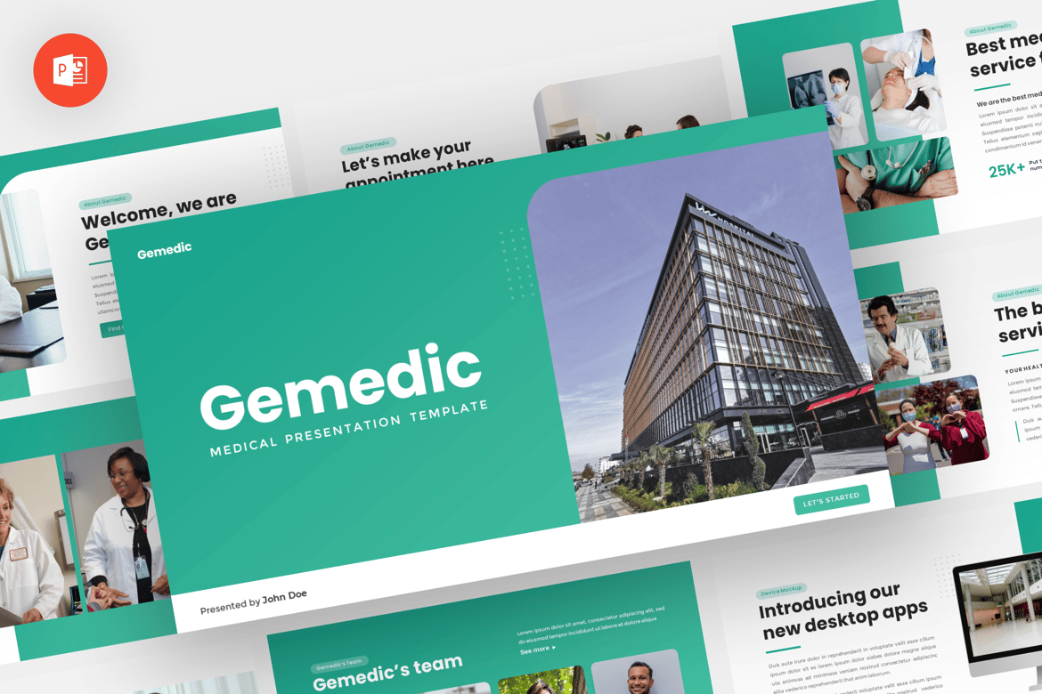 Gemedic - Template Powerpoint Medis yang Profesional dan Modern