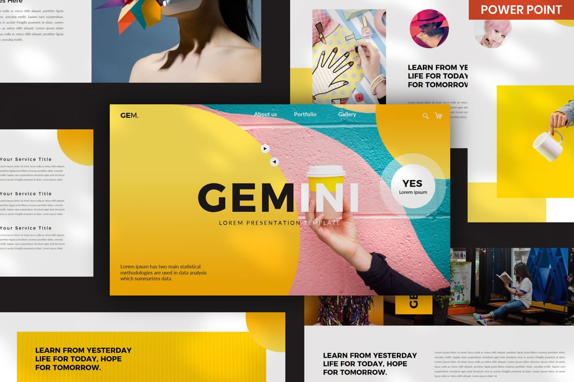 Template PowerPoint Gemini: Presentasi Profesional untuk Segala Kebutuhan