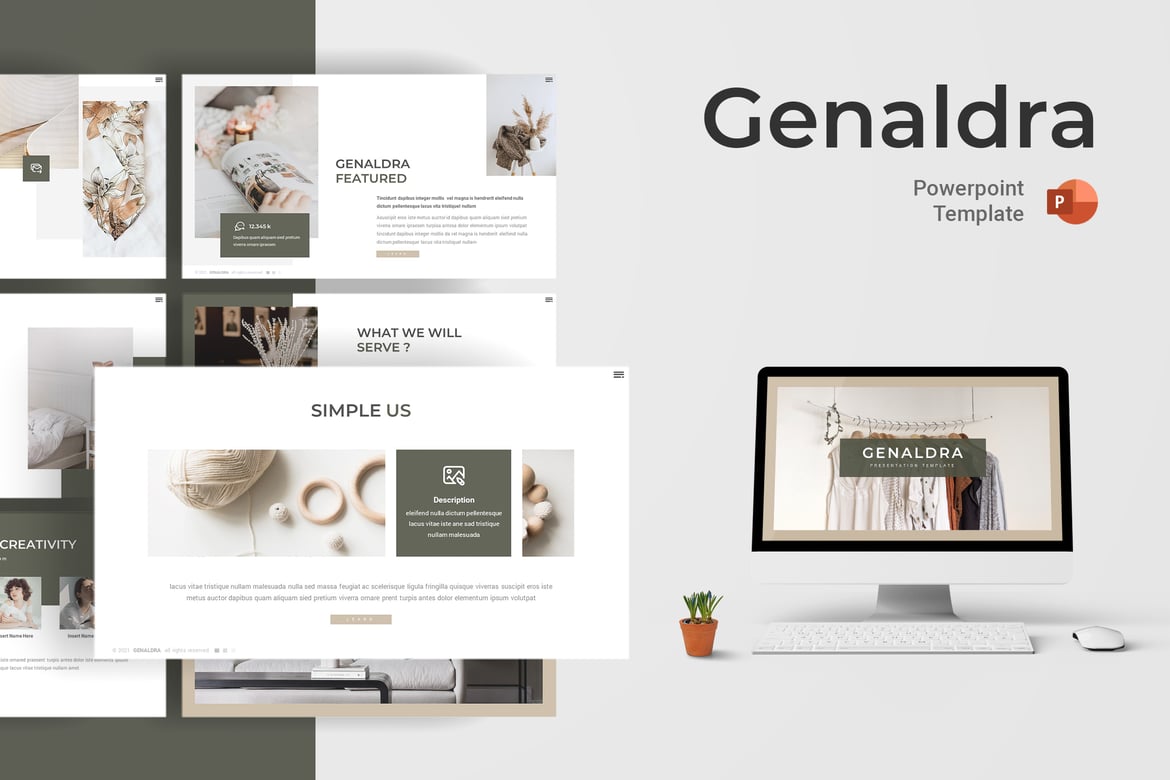 Genaldra - Template Presentasi PowerPoint yang Menarik