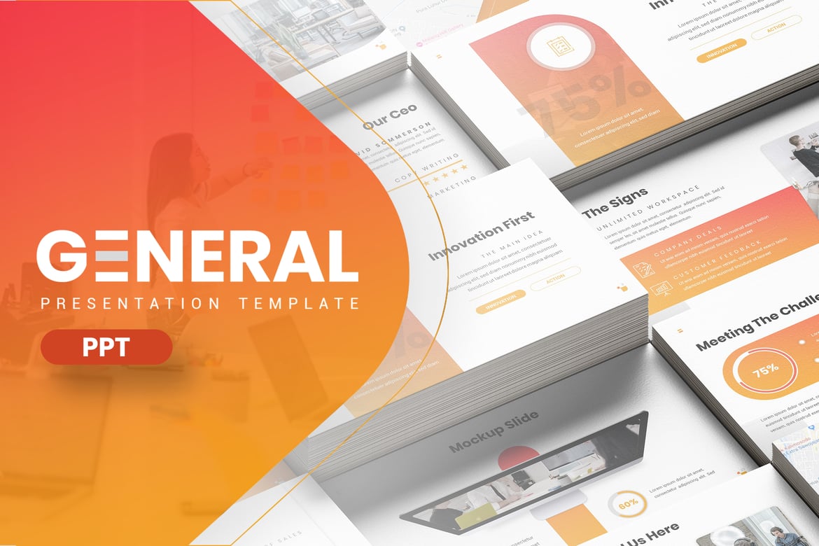 Template Powerpoint Hexagonal Profesional untuk Presentasi Menarik