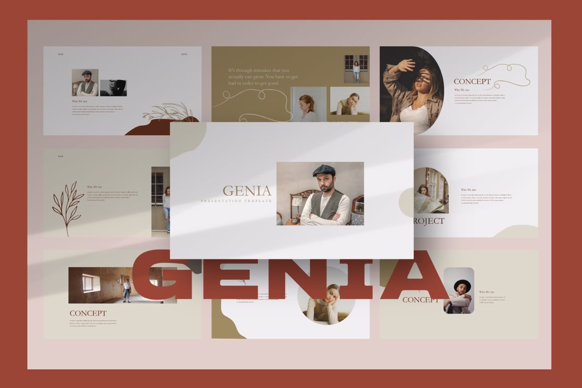 Template PowerPoint Genia yang Menarik dan Profesional