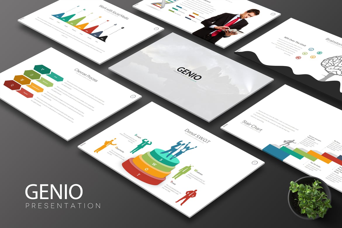 Template Powerpoint Genio: Presentasi Kreatif dan Profesional
