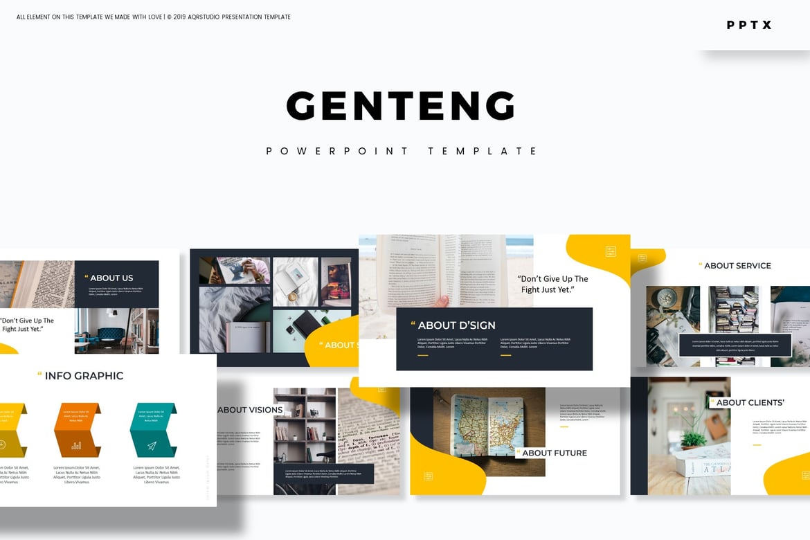 Genteng - Template PowerPoint Kreatif dan Serbaguna
