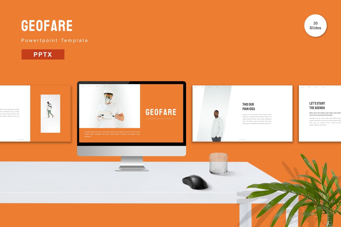 Geofare - Template PowerPoint Profesional untuk Presentasi Anda