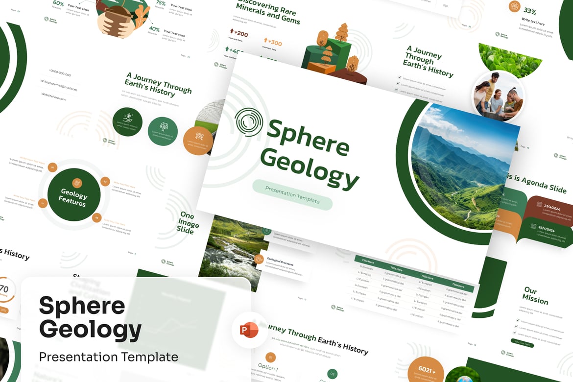 Template Presentasi Geologi yang Mengesankan