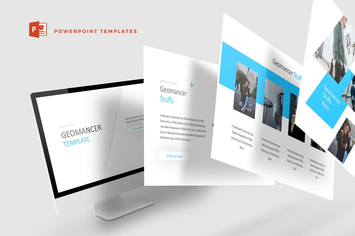 Geomancer - Template Presentasi PowerPoint Menarik