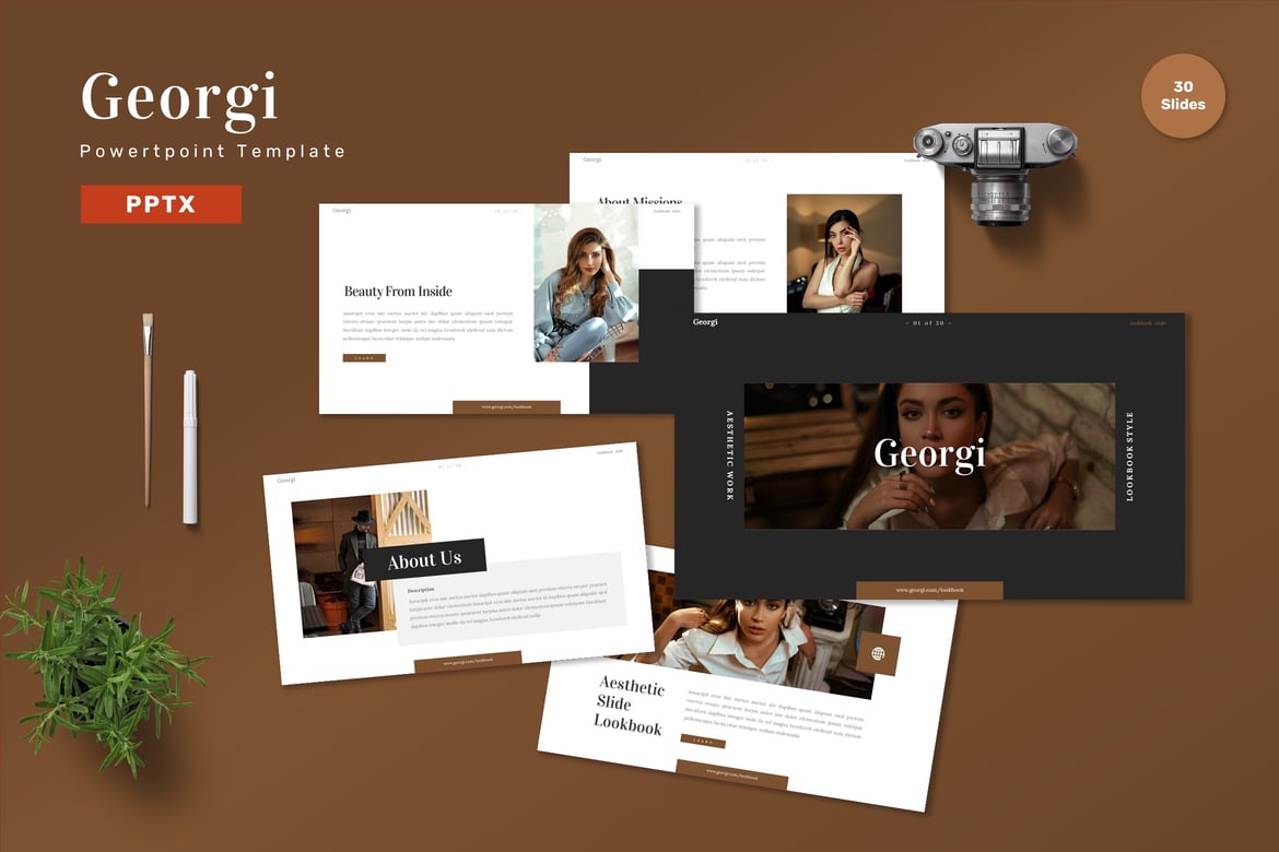 Georgi - Template Powerpoint Serbaguna