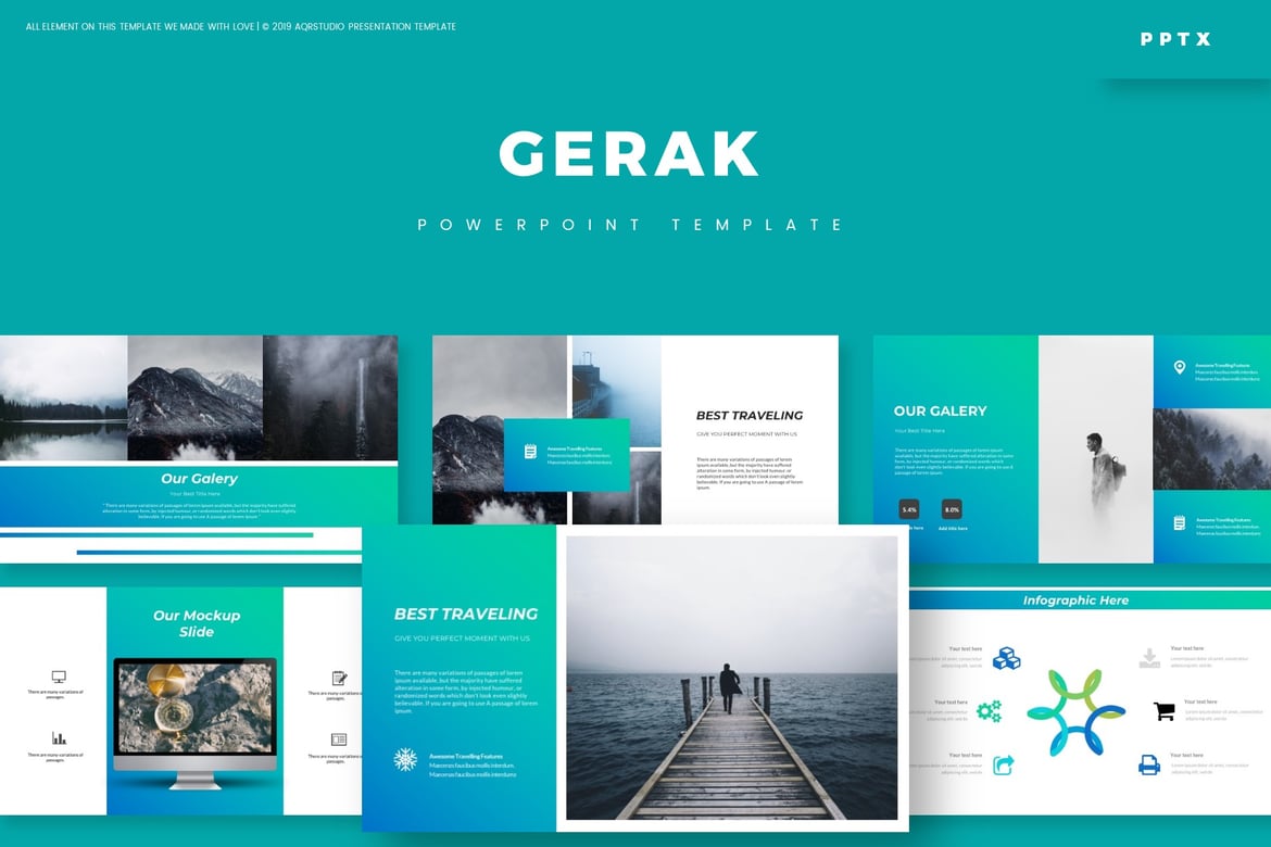 Template PowerPoint Gerak - Solusi Presentasi Kreatif untuk Segala Kebutuhan