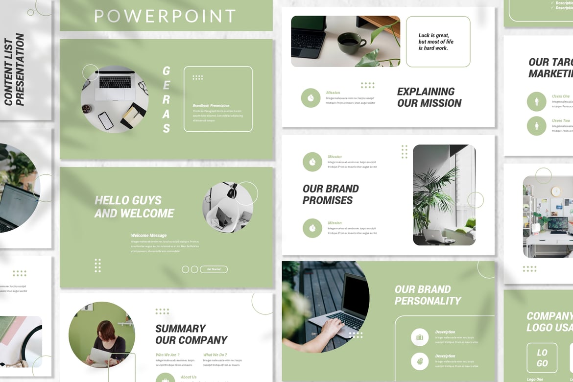 Geras - Template Presentasi PowerPoint Profesional untuk Bisnis