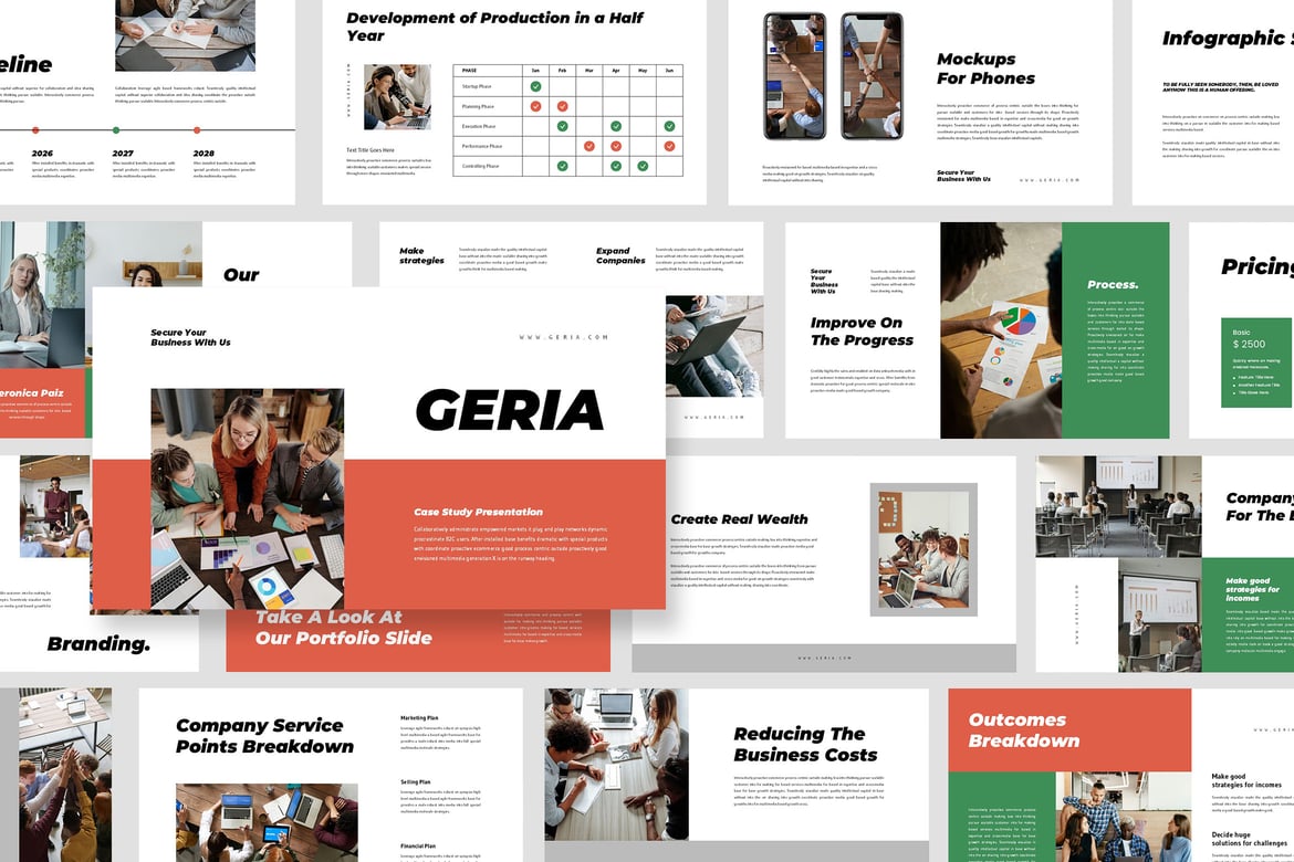 Geria: Template Powerpoint Interaktif yang Menarik