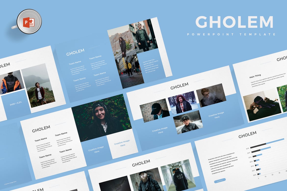 Gholem - Template PowerPoint Serbaguna untuk Presentasi Anda