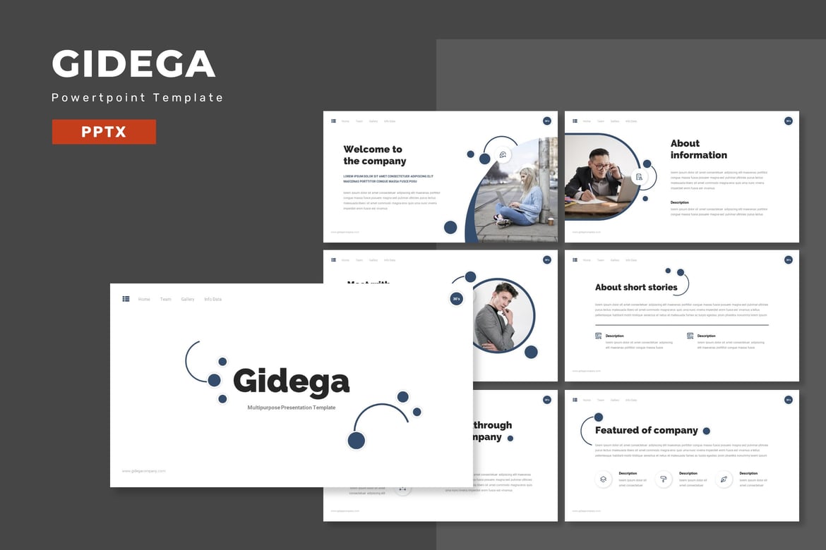Gidega - Template Presentasi PowerPoint Serbaguna yang Menarik