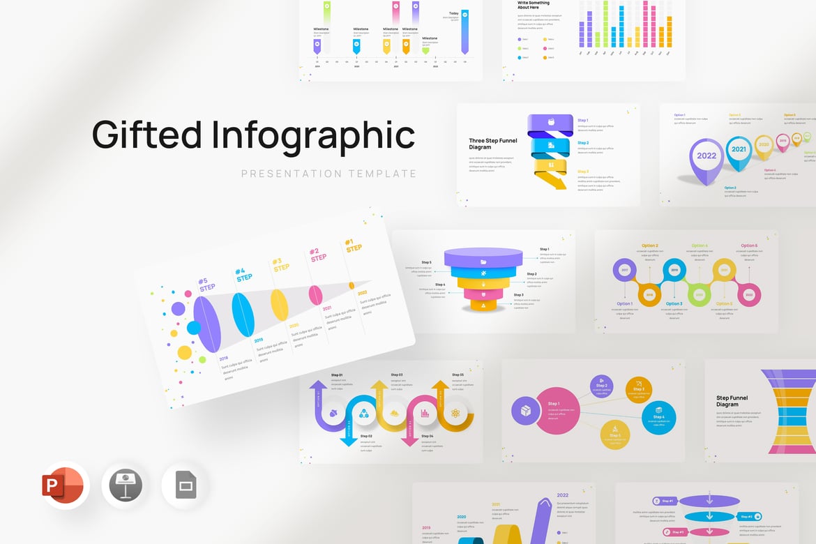 Template Presentasi Infografis yang Menarik dan Profesional