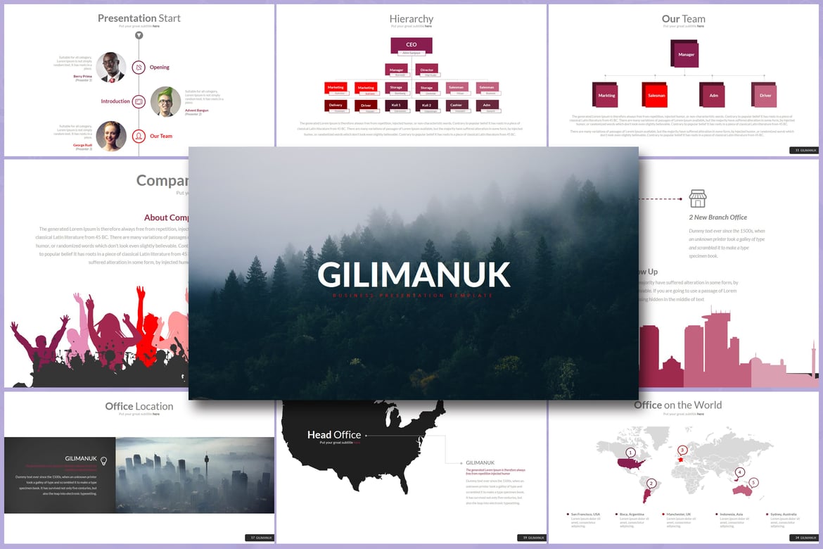Template PowerPoint GILIMANUK yang Menarik dan Profesional