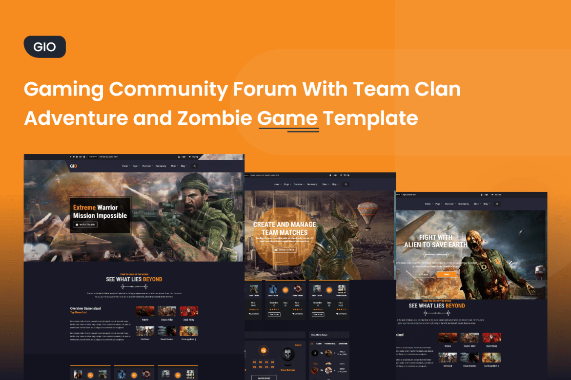 GIO - Forum Komunitas Gaming dengan Turnamen Tim
