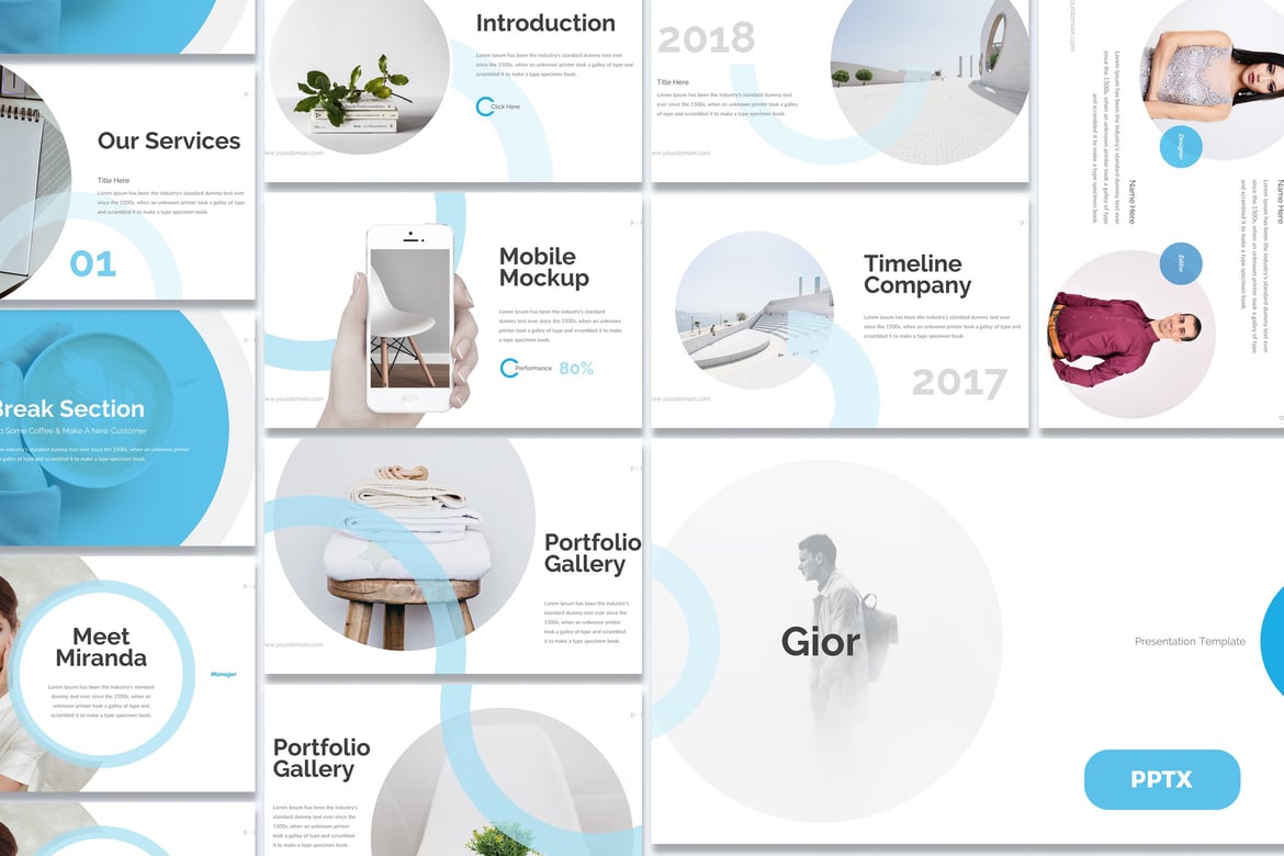Template Powerpoint Gior - Modern dan Profesional untuk Presentasi Anda