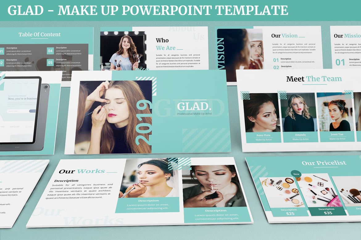 Template Powerpoint Glad - Presentasi Modern untuk Bisnis Anda