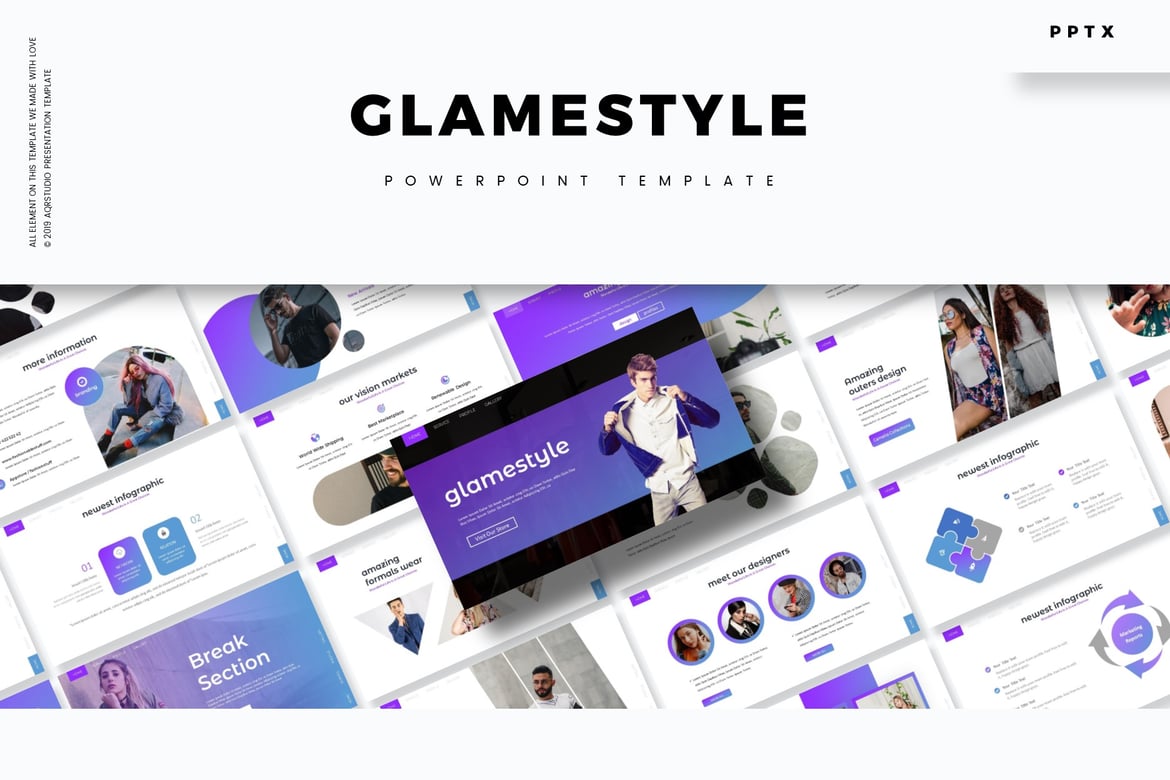 Glamestyle - Template PowerPoint Menarik untuk Presentasi Anda