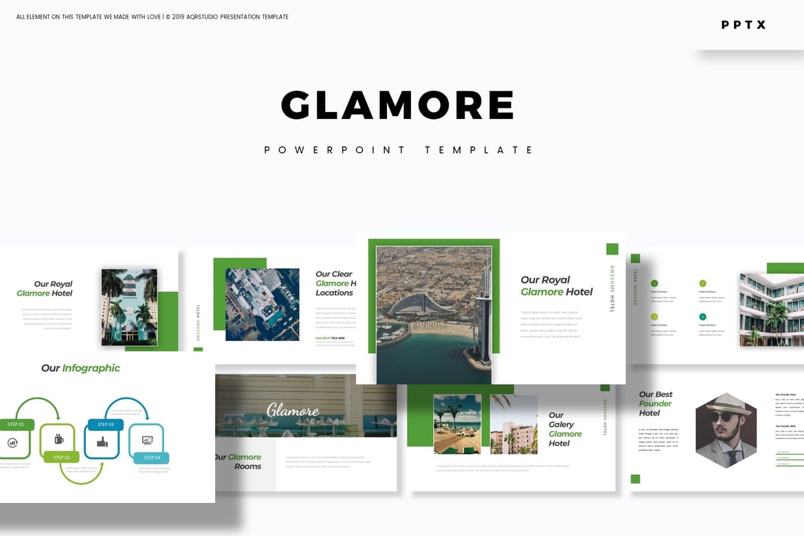 Glamore - Template Powerpoint Serbaguna dan Menarik