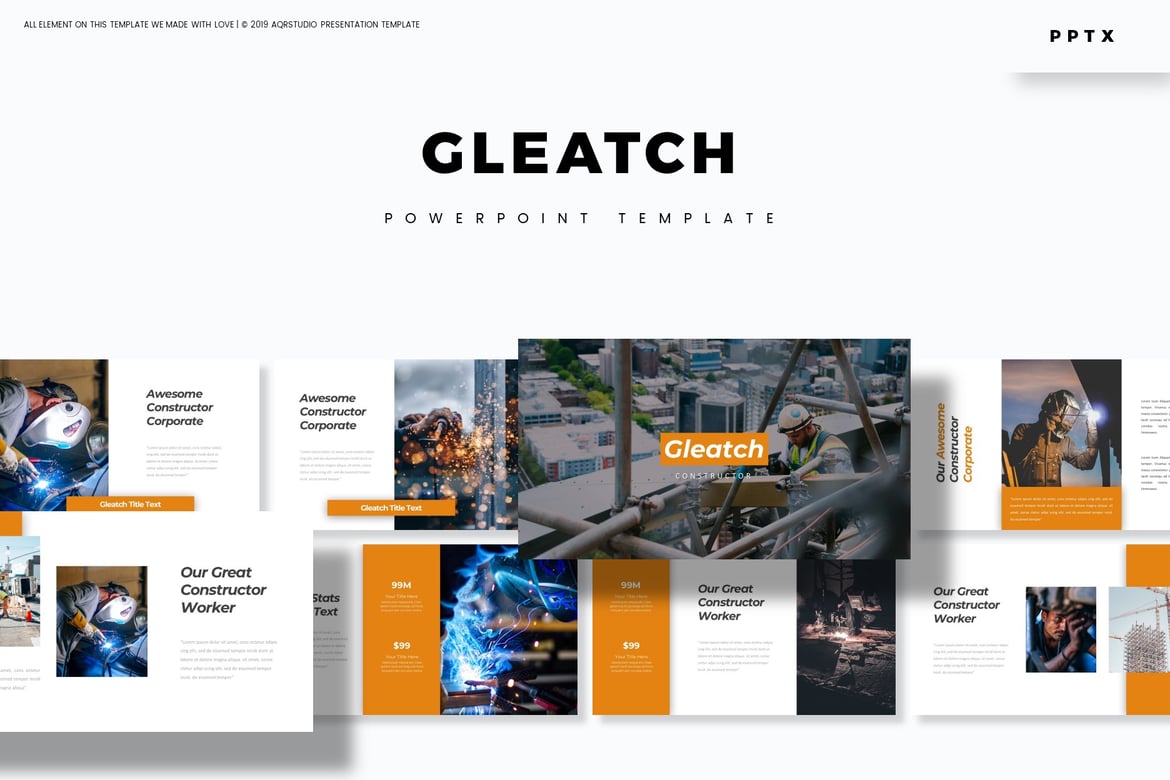 Gleatch - Template PowerPoint Serbaguna