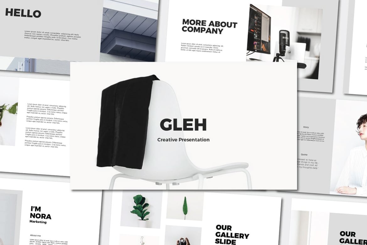 Gleh | Template Presentasi PowerPoint Profesional dan Modern
