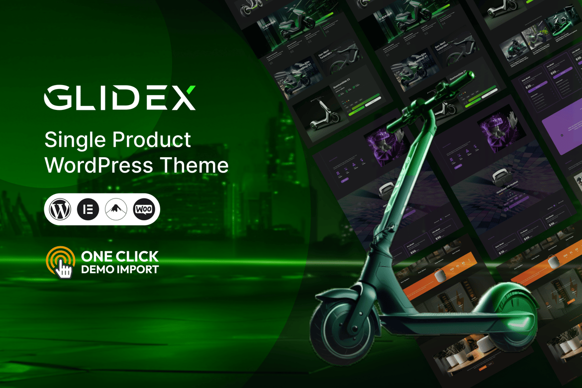 GlideX - Tema WooCommerce untuk Produk Tunggal yang Menarik