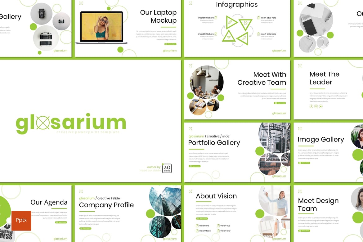 Glosarium - Template Presentasi PowerPoint Kreatif dan Minimalis