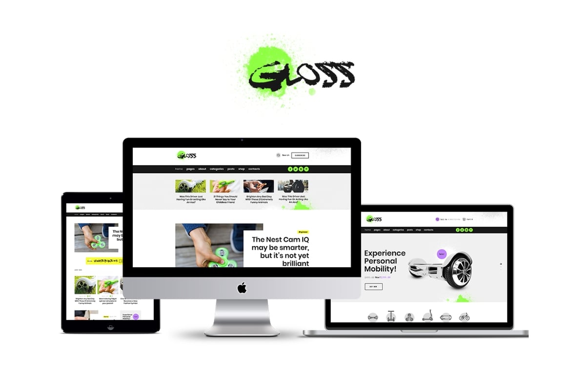 Gloss: Tema WordPress Blog Viral yang Menarik dan Modern