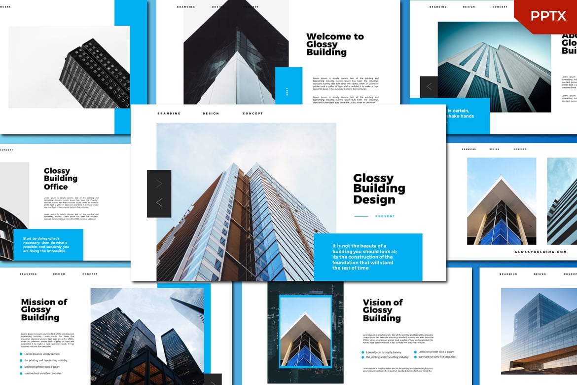 Template PowerPoint Glossy: Solusi Presentasi Menarik dan Profesional