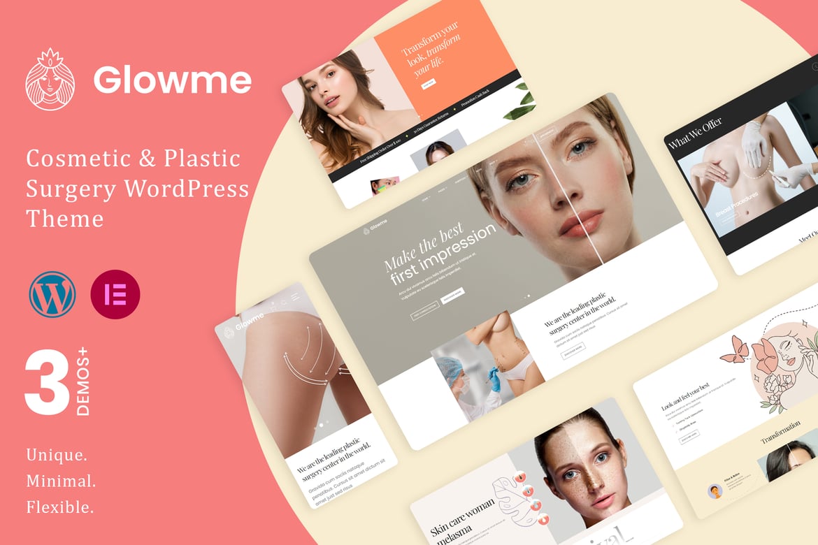 GlowME - Tema WordPress untuk Klinik Bedah Estetika dan Kecantikan