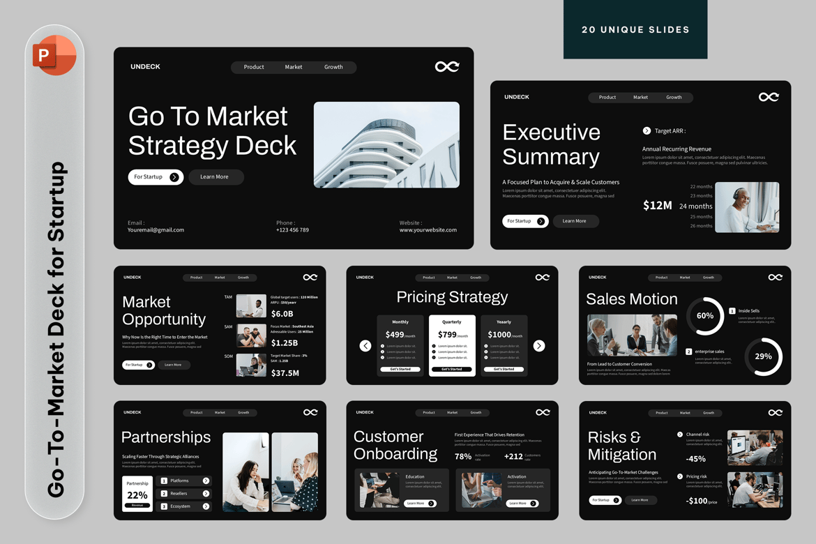 Template Powerpoint Go-To-Market untuk Startup yang Efektif