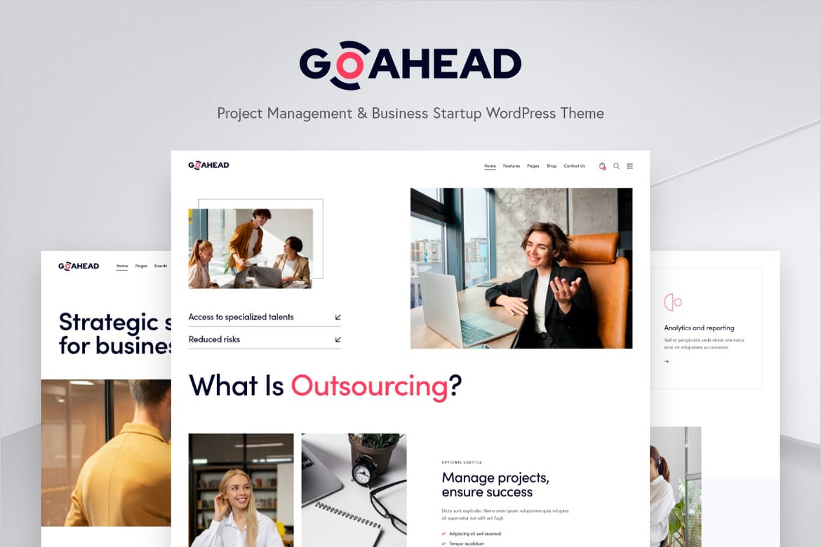 Tema WordPress GoAhead: Solusi Modern untuk Startup dan Bisnis Digital