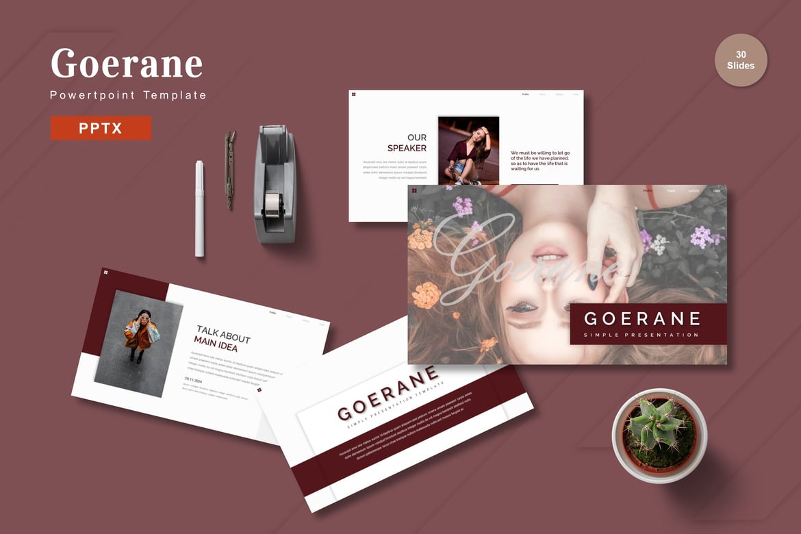 Goerane - Template Presentasi PowerPoint Menarik dan Profesional
